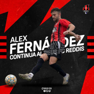 Alex Fernández renova amb el Reus FC Reddis
