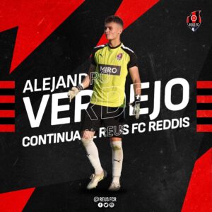 Alejandro Verdejo renova amb el Reus FC Reddis