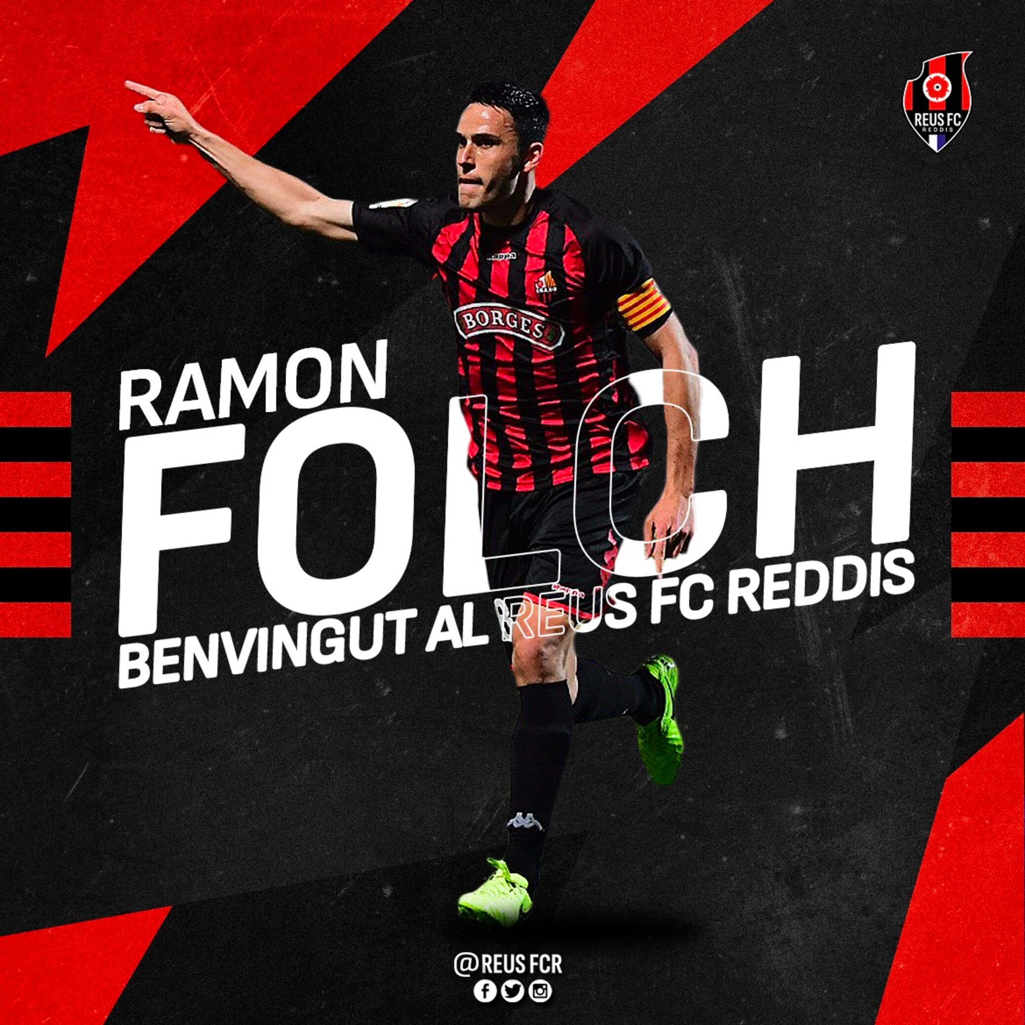 Ramon Folch fitxa pel Reus FC Reddis